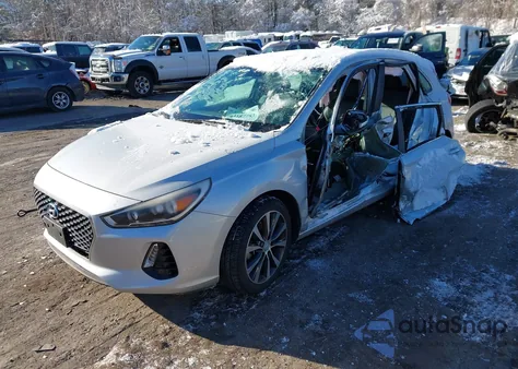 2018 Hyundai Elantra Gt z USA, uszkodzony, nr VIN KMHH35LE6JU017244